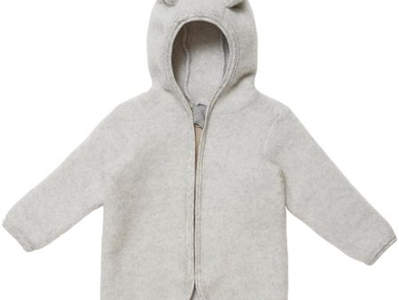 Huttelihut Wool Jackie Baby Jacket Light Grey Hot on Sale