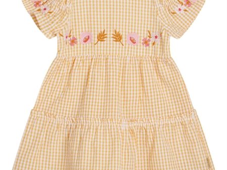 Hust & Claire Mini Kaija Dress Ochre For Cheap