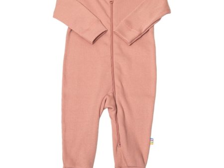 Joha Cotton Old Rose Jumpsuit w. Foot Online