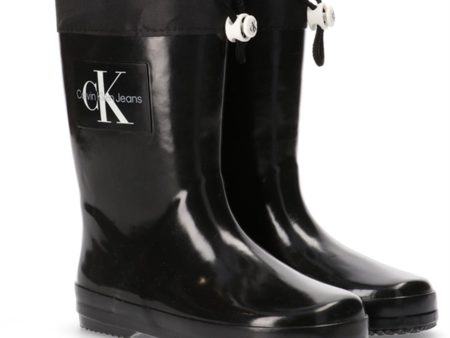 Calvin Klein Rubber Boots Black Supply