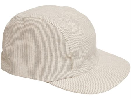 Huttelihut Lab Cap Mini Stripes Camel For Cheap