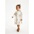 THE NEW Siblings White Swan Coral AOP Gaige Dress Fashion