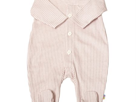 Joha White AOP Jumpsuit w. Foot Hot on Sale