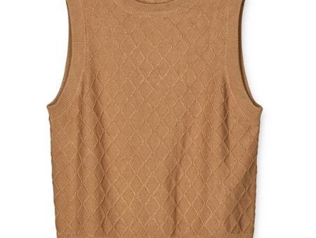 Fliink Tigers Eye Andrea Knitted Vest Online Sale